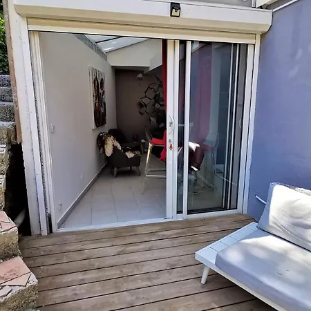Appartement L'Océanite - Studio 21 m2 Sea view with terrace Hyères